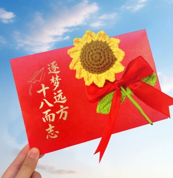 18th Birthday Coming-of-Age Envelope and Letter Paper Set for Boys and Girls, High School Senior Growth Ceremony, Ritual Sense Greeting Card, College Entrance Exam