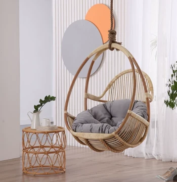 Internet-Famous Nordic Style Simple Rattan Hanging Chair - Balcony Swing Chair for Home and Homestay