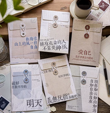 Short Letter, Long Love: Envelope & Paper Set for Romantic Handwritten Letters, Birthday Cards for Girlfriend/Boyfriend
