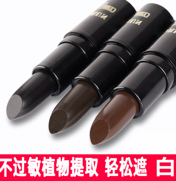 Disposable Gray Coverage Stick - Lipstick-Style Temporary Touch-Up Pen with Plant-Based Formula for Instant Hair Color