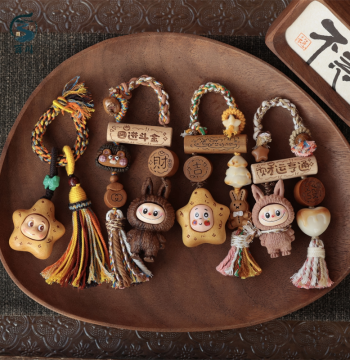 Barbie Sandalwood, Agarwood, and Blood Cypress DIY Hand-Woven Charms and Accessories, Stylish Christmas Gift for Bags