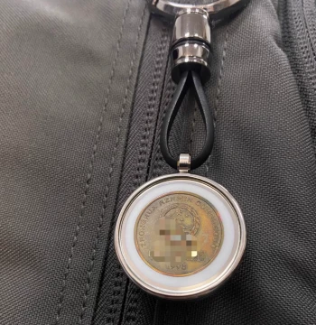 Lucky Coin Keychain with Coins from Your Birth Year - Plum Blossom 5 Jiao & Peony 1 Yuan Commemorative Pendant