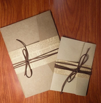 mixsilk Vintage Kraft Paper Letter and Envelope Set for Handwritten Holiday, Birthday, and Love Notes