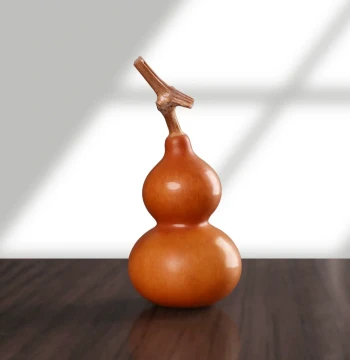 Cultural Gourd Hand Piece with Dragon Head, Purple-Skinned Mini Twirling Gourd for Palming, Natural Premium Collectible Pendant or Display Item