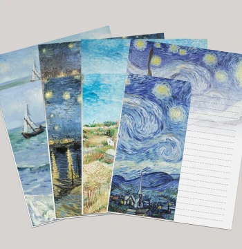 Starry Sky Letter and Envelope Set – Artistic, Fresh, and Romantic Writing Paper for Love Letters