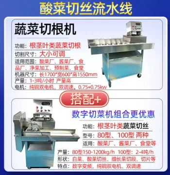 Conveyor Belt Vegetable Root Cutter Machine for Cabbage, Pickles, Beans, Enoki Mushrooms, Scallions, and Peppers