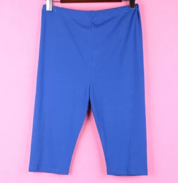 [Xu08] 100SYMM518 Inventory Cut-Label New Arrival Women's Summer Slim-Fit Elastic Adjustable Waist Maternity Capri Pants