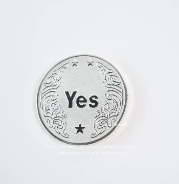 「YES/NO Lucky Gold Coin」– 3D Embossed Commemorative Metal Coin, Creative Fun Birthday Gift