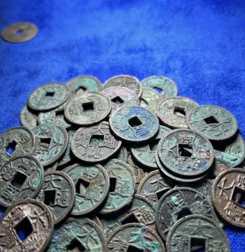 Authentic Da Guan Tong Bao Ancient Copper Coin - Northern Song Dynasty, Emperor Huizong Era, Collectible Yuanbao Currency