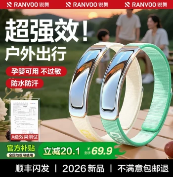 RANVOO Vitality Essential Oil Wristband: Powerful Portable Protection for Adults and Kids Outdoors - 2026 New Release