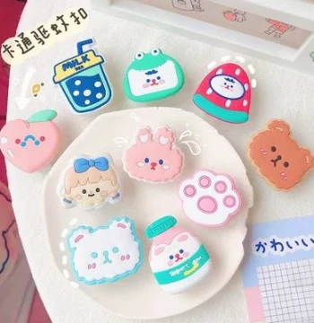 Cute Kids' Cartoon Baby Mosquito Repellent Clip Hairpin for Girls, Anti-Mosquito Wristband and Bag Accessory