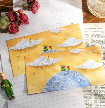 Prince Oil Painting Art Envelope and Letter Paper Set - Romantic Love Letters, Elegant Gift for Boyfriend or Girlfriend