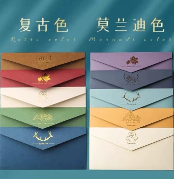 Vintage Envelope and Letter Paper Set for Mother's Day Love Letters, Premium Postcards, Graduation Gifts for Girls - Minimalist, Artistic, and Romantic