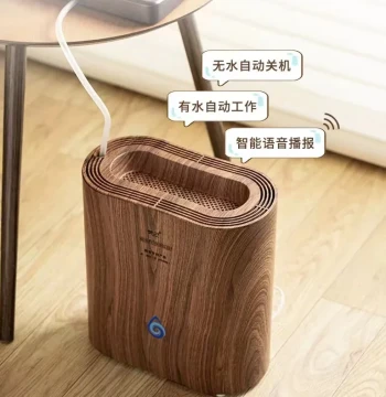 No-Draining Smart Tea Water Bucket, Tea Tray Waste Water Container with Multi-Function Evaporation Filter for Home and Office