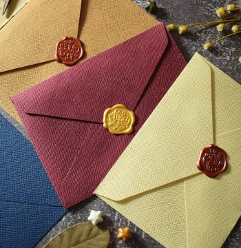 Vintage Letter Paper and Envelope Set - Minimalist Premium Creative Design with Wax Seal Kit, Postcards, Greeting Cards, Love Letters for Friends