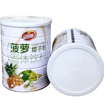 Free Shipping: Pinxiangyuan Pineapple Coconut Powder 360g x 2 Cans [Total 720g] - Hainan Specialty Plant Protein Gift