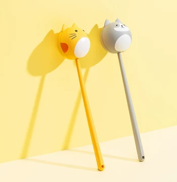 MINISO Chubby Cat and Dog Foam Mini Handheld Meridian Massage Hammer, Cute Back Tapping Device