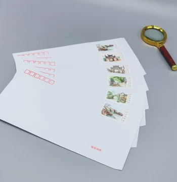 Mailable Stamp Envelopes, White Envelopes (10 Pack), 10 Random Patterns, Suitable for Mailing to Prisons and Detention Centers