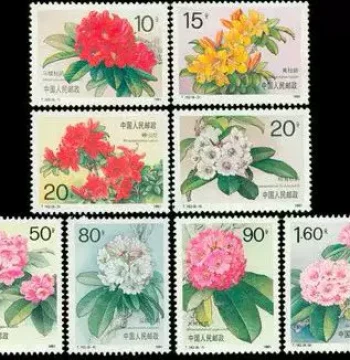 T162 Azalea Stamp - New China Philatelic 'T' Series Special Stamp Set, Original Gum, Perfect Condition