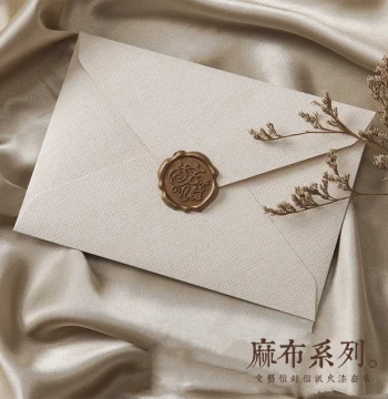 Thickened Linen Envelope and Letter Paper Set, Romantic Vintage Love Letters, Kraft Handwritten Premium Style with Wax Seal Stamp Stickers