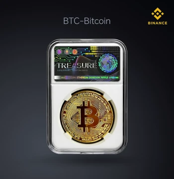 Virtual Currency BTC Bitcoin World Coin Commemorative Ethereum Dogecoin Collectible Creative Gift