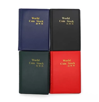 Coin Collection Album with 120 Slots, Positioning Book for Coins and Commemorative Coins, Storage and Protective Binder for Ancient and Bronze Coins