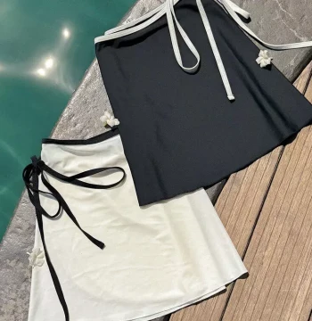 2026 Swim Skirt Wrap - Anti-Exposure Hip Cover, One-Piece Bikini Bottom Modesty Skirt for Beach