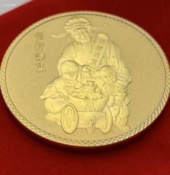 Baby Toy Gold Coins, Reward Props for Children Losing Teeth, Simulated Metal Baby Tooth Commemorative Coins