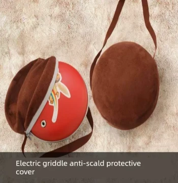Anti-Scald Protective Cover for Electric Heating Pads - Plush Fabric Case for Hand Warmers with Zipper Insert Pocket, Soft Crystal Velvet