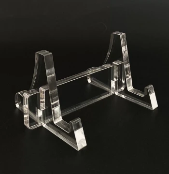 Acrylic Linkage Bracket Display Stand for Magazines, Phones, Tablets, Keyboards, Books, Photo Frames, Art Frames, Dishware, and Tea Cakes