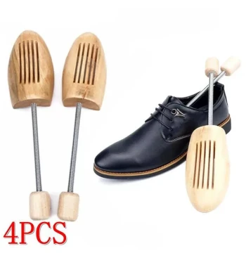 2Pc /4PCS Wood Shoe Sretcher Wooden Shoe ree Anti Deformatio