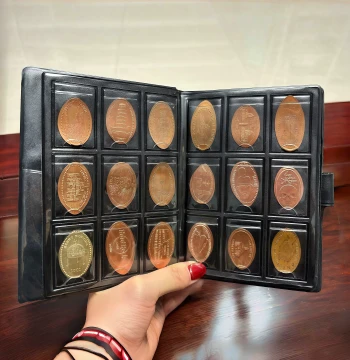 [Neat and Tidy~] Commemorative Coin Storage Album Positioning Book Ancient Coins Coin Stamp Collecting PVC Eco-Friendly Money Album
