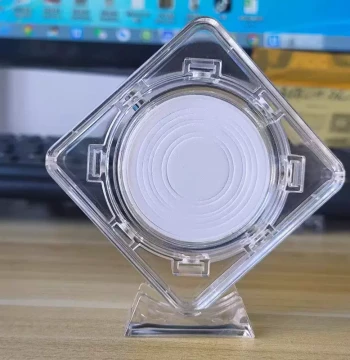 Rotating Transparent Coin Case (40mm/30mm) - Protective Holder for Zodiac Commemorative Coins, Gugu Cards, and Yuan Shikai Collectibles