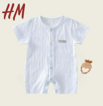Clearance Sale: Summer Baby Clothes - Newborn Short-Sleeve Cotton Rompers, Ultra-Thin Unisex Infant Summer Wear