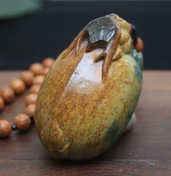 Authentic Hematite Jade and Hetian Seed Jade Pendant - Xiuyan Sugar Jade Dragon-Turtle Handpiece and Hanging Ornament (Special Offer with Free Shipping)