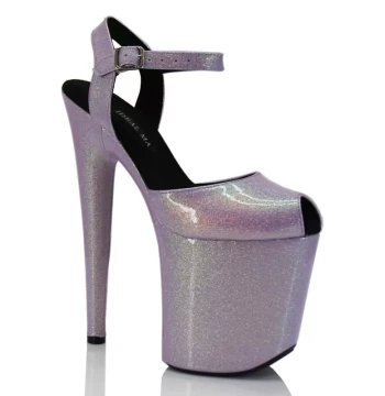 20CM High-Heel Sandals New Pole Dance Training Shoes for Women, Model Fish-Mouth Custom Stage Performance Dance Shoes