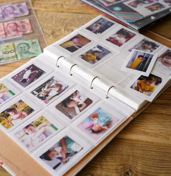 3-inch Instax and 5-inch Pocket Album Refill Pages for Movie Tickets, Admission Tickets, Train Tickets, and Currency Collection (Add-on Purchase)