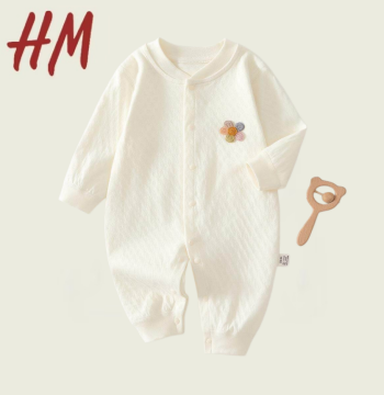 Clearance Sale Baby Onesies - Newborn Pure Cotton Long-Sleeve Pajamas for Spring and Autumn, Initial Baby Fall Wear
