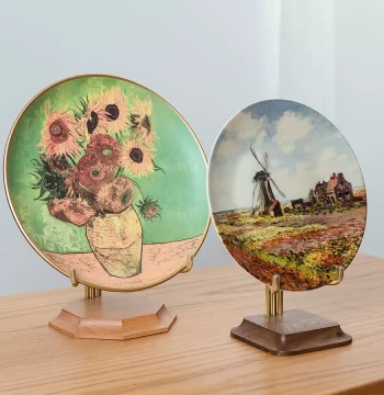 Plate Display Stand for Decorative Plates, Dinnerware, Clocks, Photo Frames, Tea Cakes, Awards, and Ornaments