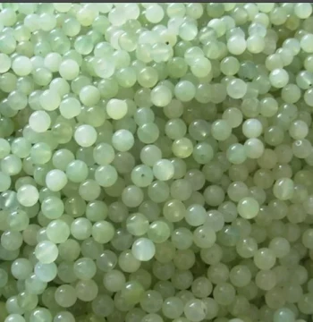 Hongyuyuan Premium Jade Artifacts, Xiuyan Jade Beads, Loose Beads and Accessories for Chains, 6mm 8mm 10mm 12mm