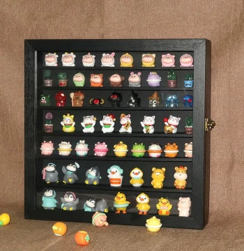 Acrylic Display Case for Blind Boxes and Figures, Wall-Mountable Storage Rack