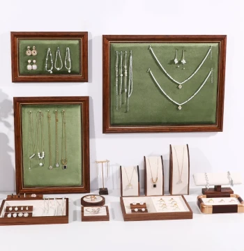 Picture Frame Jewelry Display Stand for Bracelets, Necklaces, Earrings, and Rings - Ideal for Shop Displays and Market Stalls
