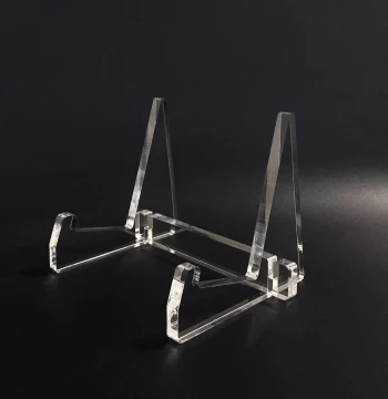 Acrylic Linkage Stand for Art Prints, Phones, Tablets, Keyboards, Books, Photo Frames, Dishware, and Tea Cakes Display
