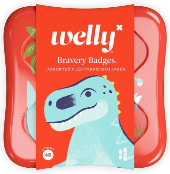 US Purchased Welly High-Aesthetic Multi-Shape Colorful Bandages, Foot Patches, Decorative Stickers - Waterproof (48 pcs)