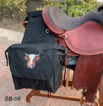 Western Wild Ride Rear Saddlebag - Large Capacity with 840D Oxford Waterproof Lining