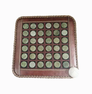 Jade Seat Cushion, Xiuyan Jade Cushion for Office and Home, Single-Person Four-Season Heated Jade Seat Pad