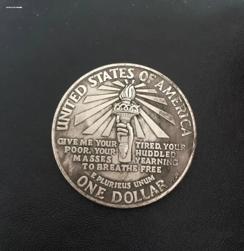 US $1 Dollar Coin - Statue of Liberty Presidential Series Foreign Commemorative Coin