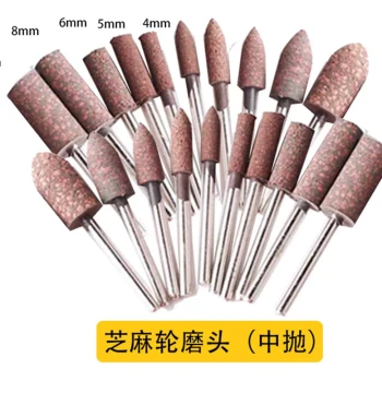 High-Speed Assorted Grinding Heads with Aluminum Oxide for Electric Grinders, Wood Carving and Jade Polishing Kit for Metal and Stone Finishing