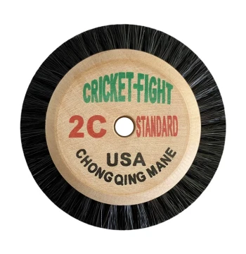 2C Colored Bristle Brush with Wooden Core - Polishing Brush for Jewelry, Metal, and Jade Crevices (Consumable)