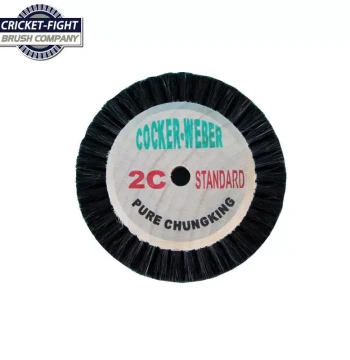 2C Black-Label Bristle Brush with Wooden Core for Polishing Jewelry, Metal, and Jade Crevices – Consumable